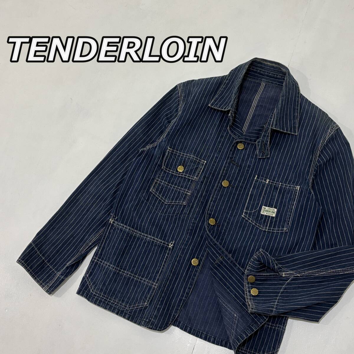 TENDERLOIN】テンダーロイン T-COVERALL ウォバッシュ ストライプ