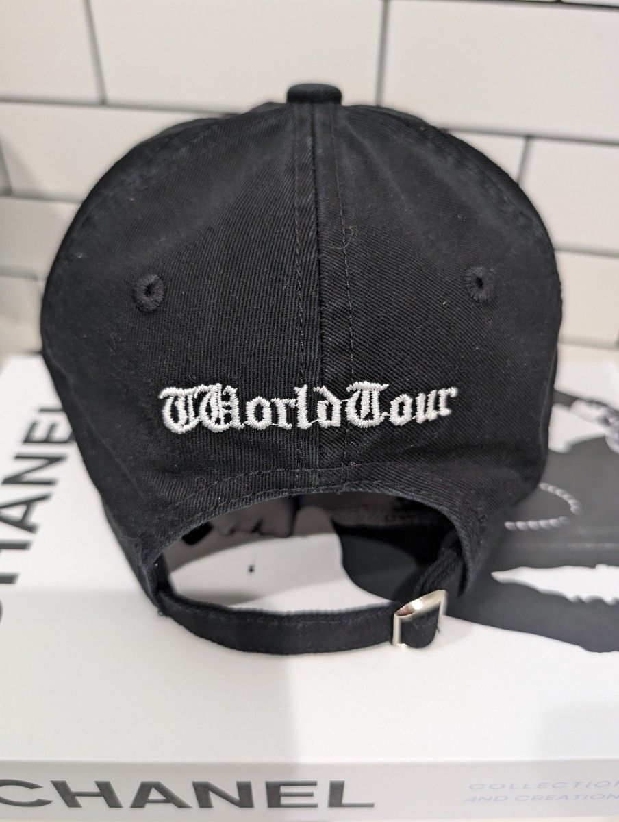 G-DRAGON UBERMENSCH gdragon キャップ ジヨン 黒×ピンク 刺繍 ジー