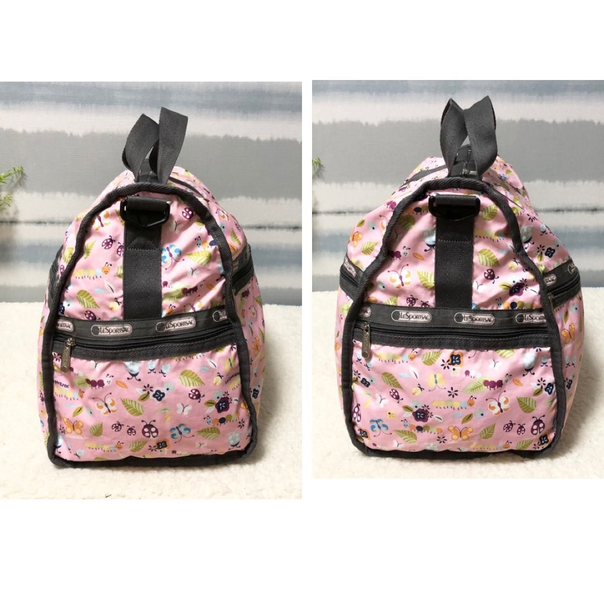 2way仕様/大容量 【LeSportsac】レスポートサック 2way ボストンバッグ