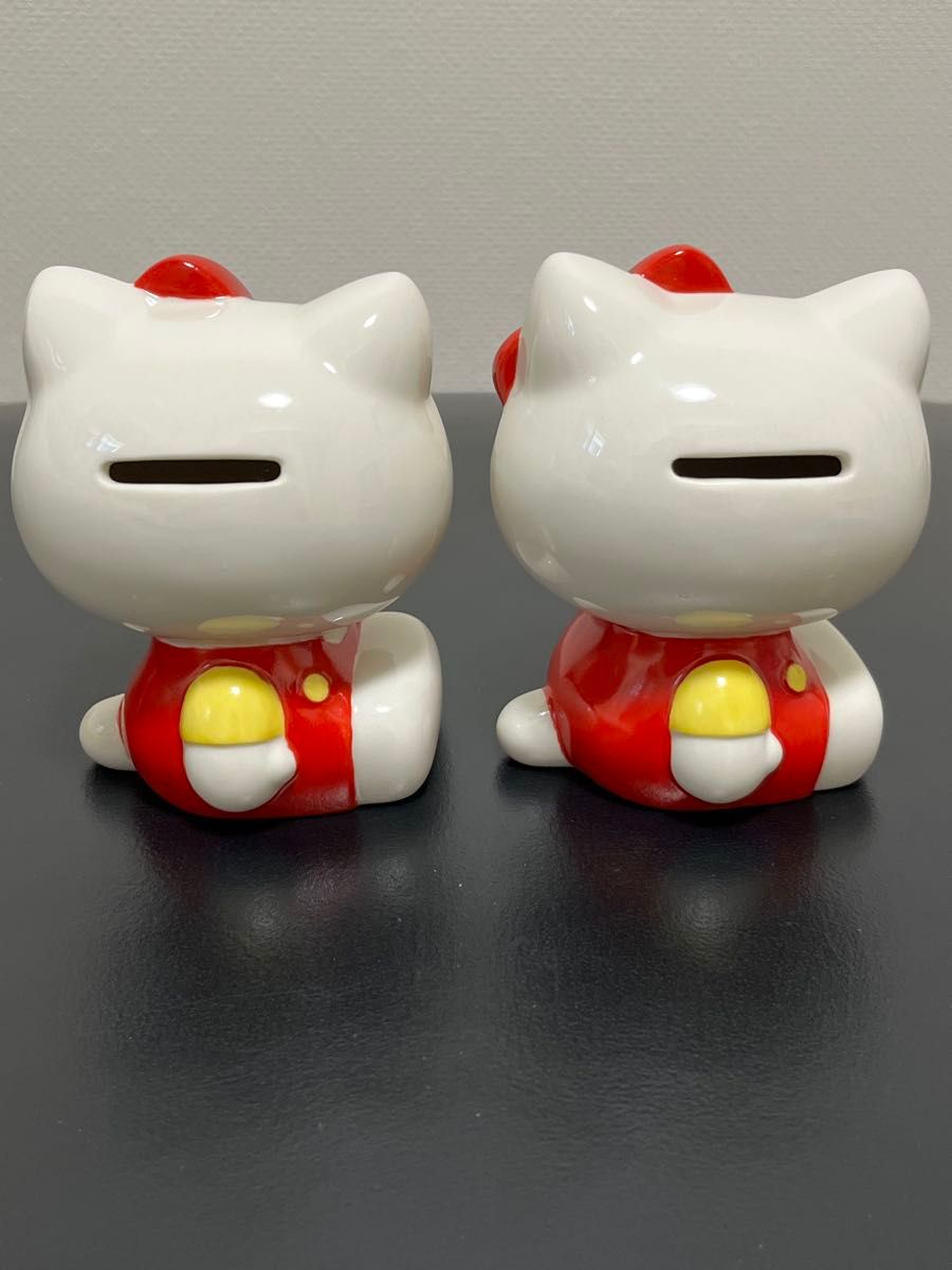 ハローキティ 陶器 貯金箱 2012年 レア 2個 サンリオ｜Yahoo!フリマ