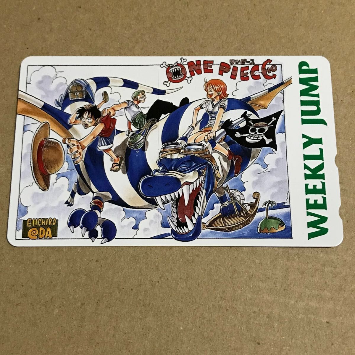 ワンピース 初期絵 傷汚れあり テレカ カード ONE PIECE ルフィ ナミ
