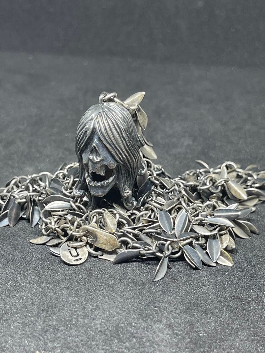 激レア】 【目玉商品】 UNDERCOVER T期 リーフモチーフチェーン スカル