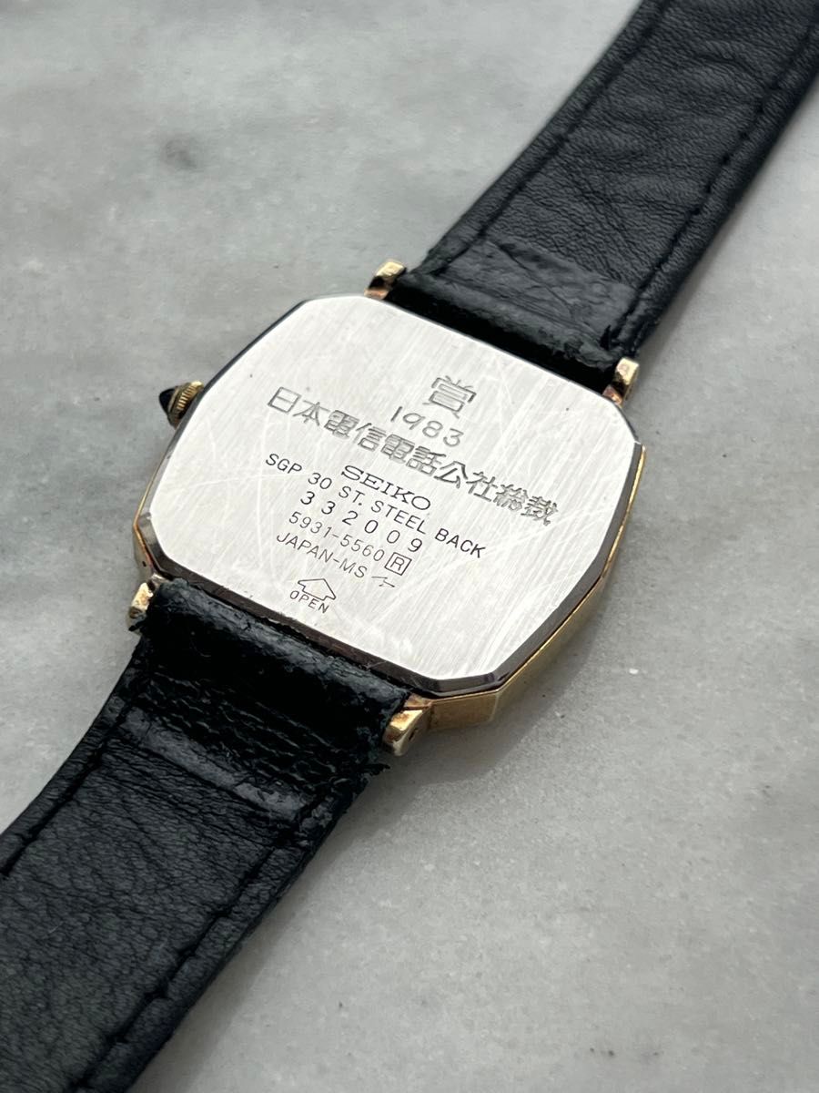 電池交換済み】SEIKO Dolce GOLD セイコー ドルチェ スクエア 人気