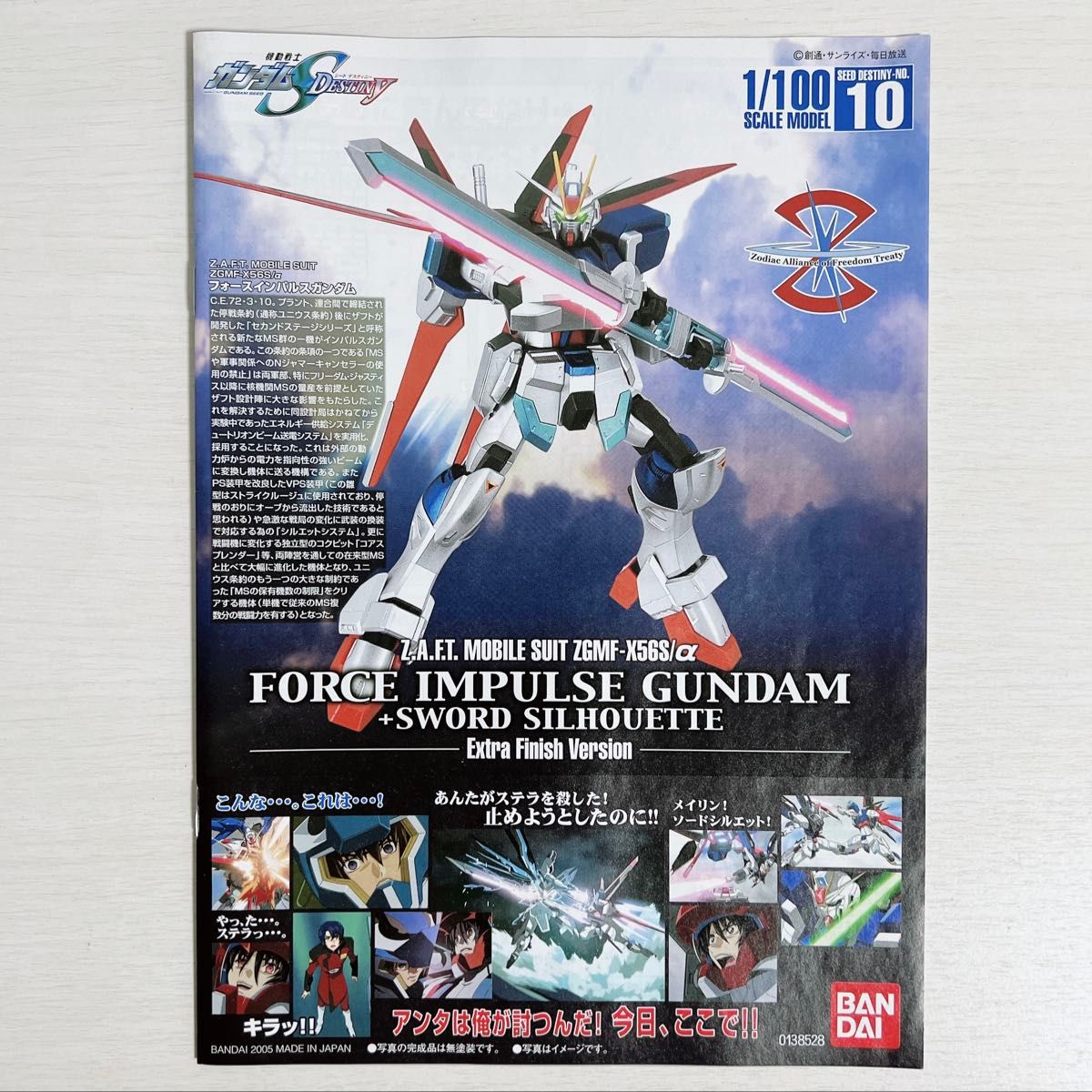 組立済み 1/100 フォースインパルスガンダム ソードシルエット