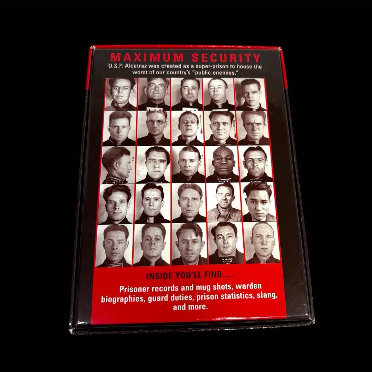 超レア &美品 00sUSA製 アルカトラズ刑務所 マグショット&囚人記録