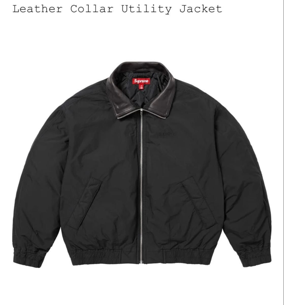 supreme Leather Collar Utility Jacket シュプリーム レザーカラー