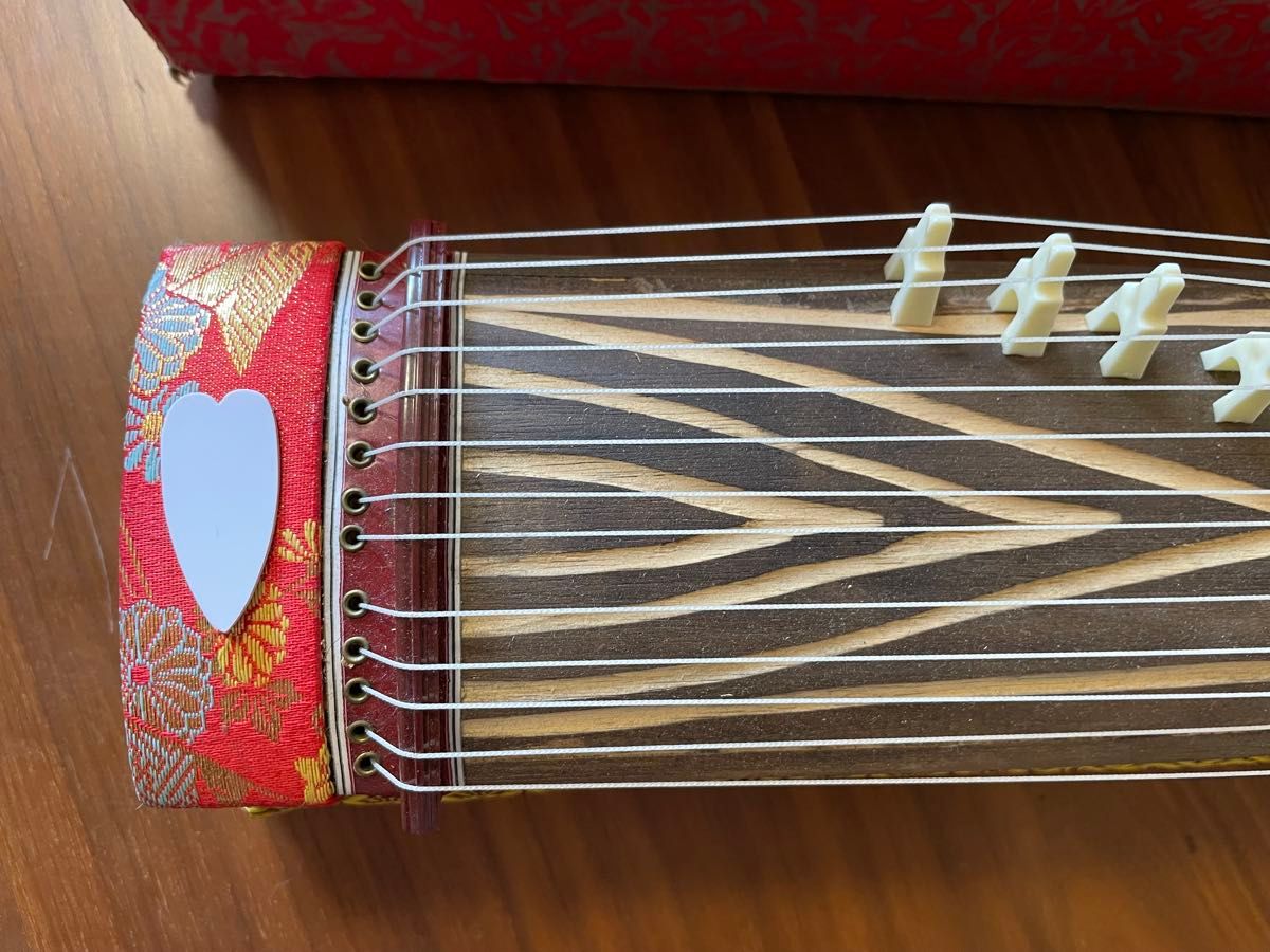 希少品 ビンテージ ミニお琴 ミニ琴 短琴 和楽器 13弦 お筝 お琴