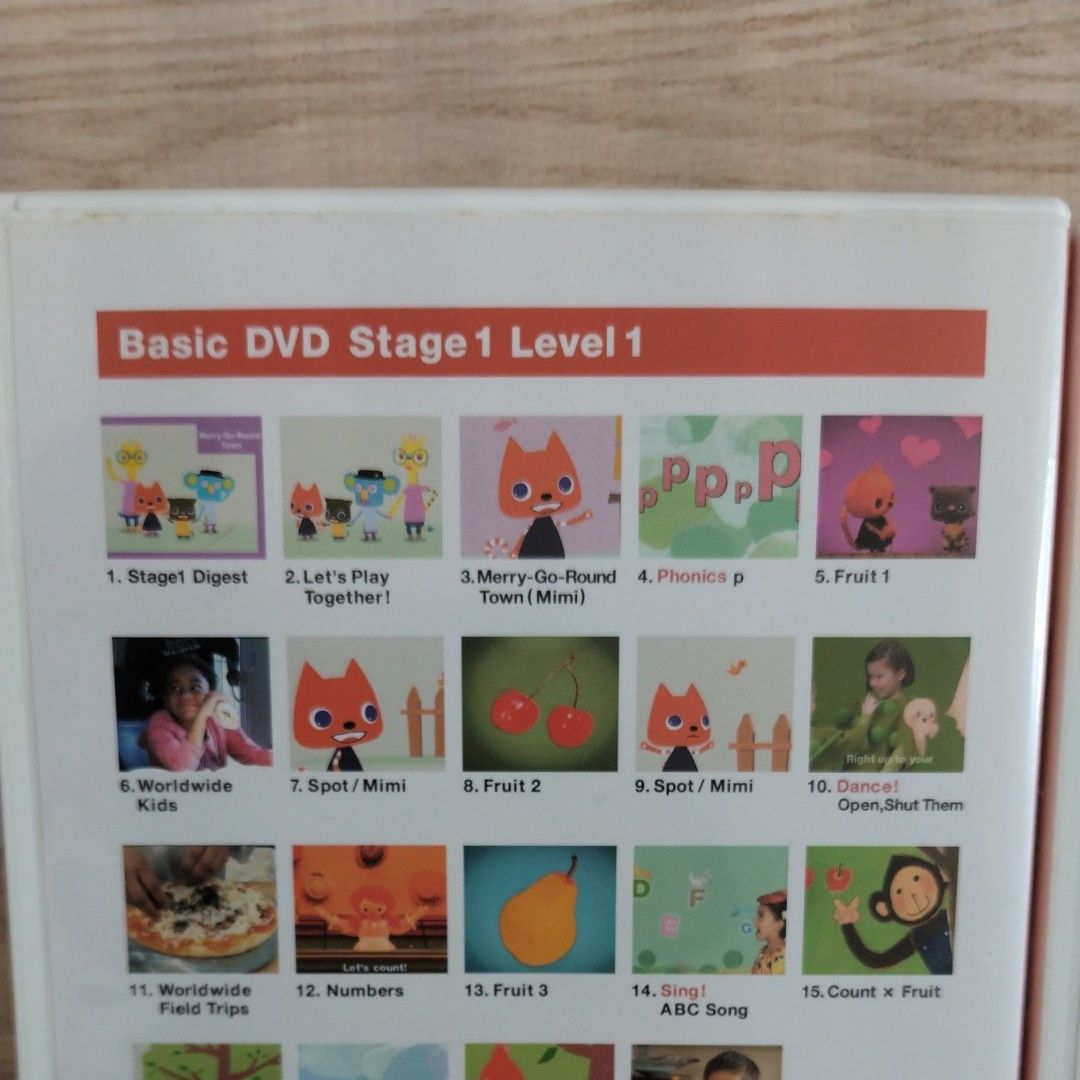 Worldwide Kids English Basic DVD Stage1 5点セット ワールドワイド