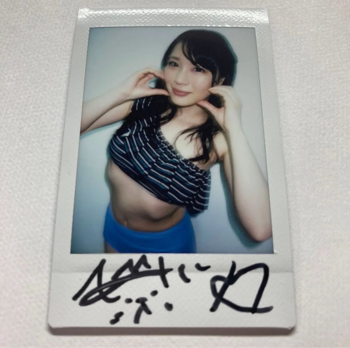 鈴村あいり 直筆サイン入りチェキ ほっぺハート｜Yahoo!フリマ（旧