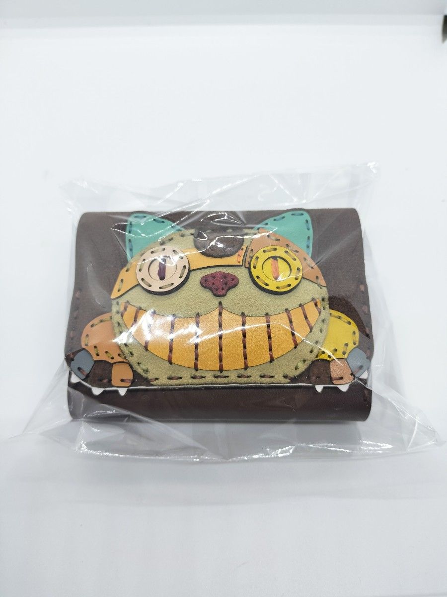 ジブリパーク限定 ショートウォレット オリジナルネコバス レザー