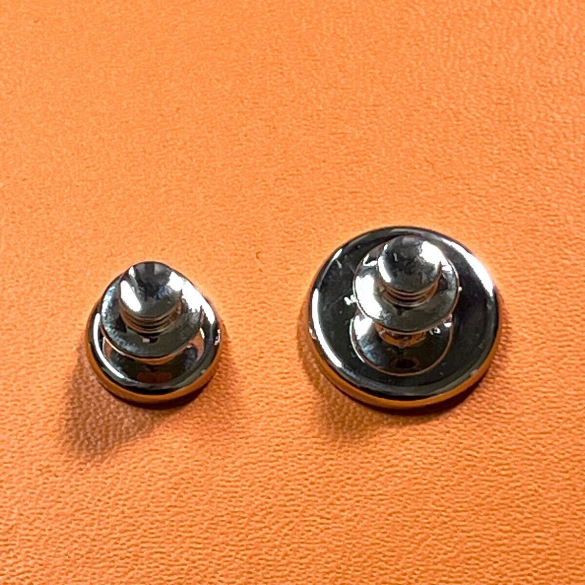 希少 極美品 HERMES エルメス ピンバッジ セット 円形モチーフ ロゴ