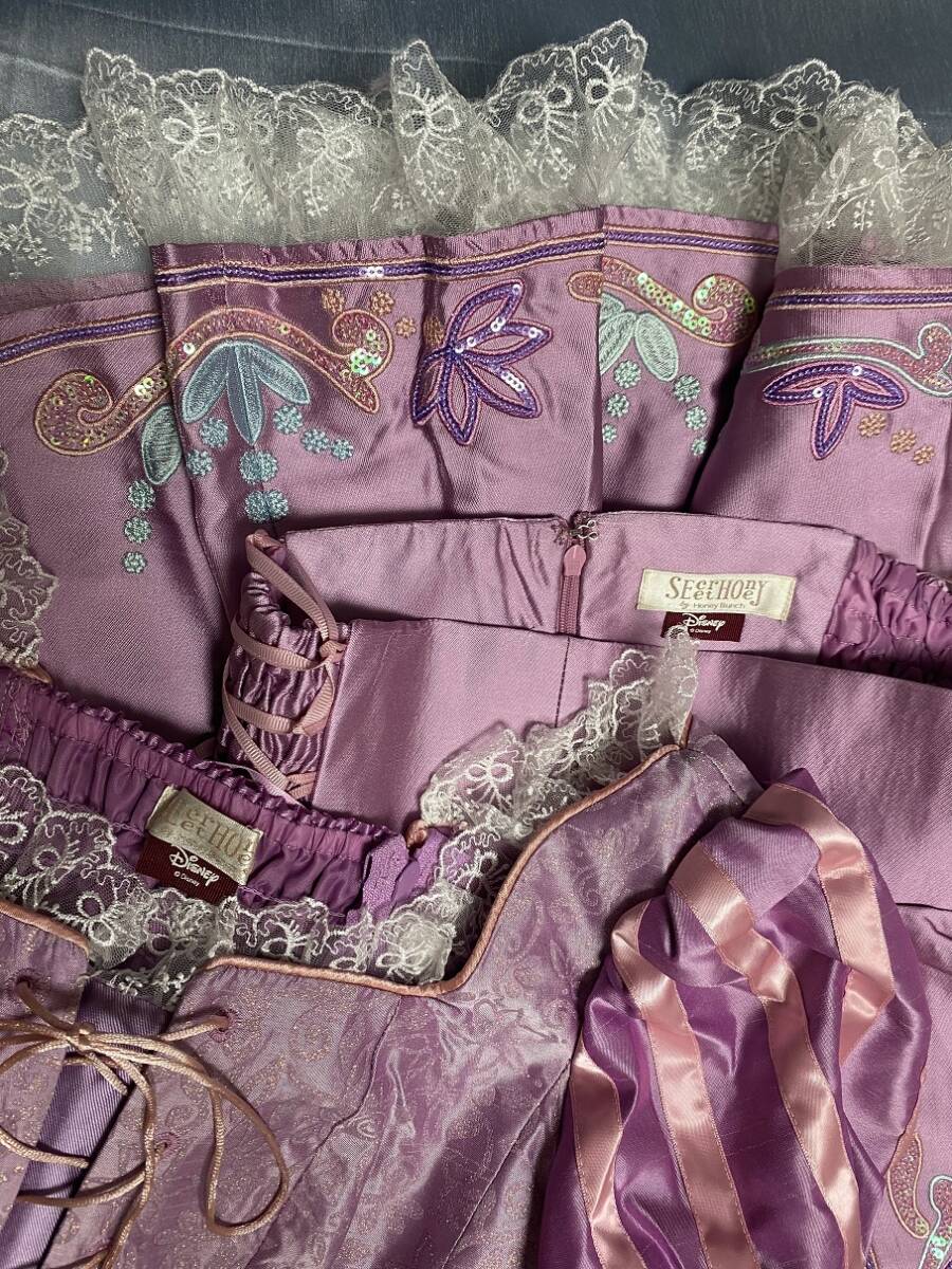 シークレットハニー ディズニー ラプンツェル 仮装 ドレス コスプレ D