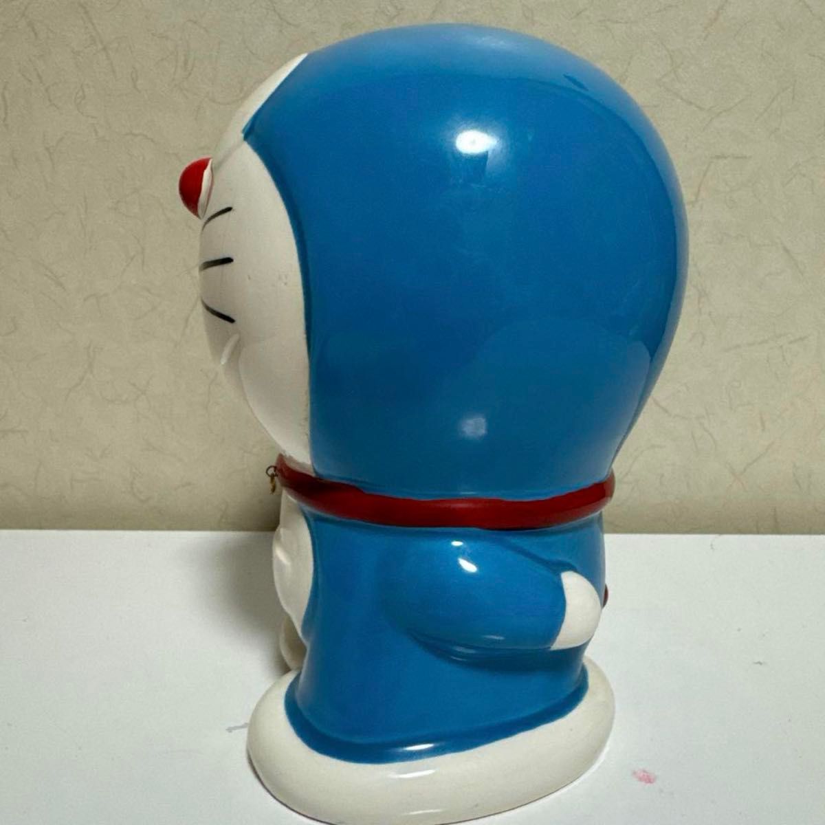 希少】ドラえもん 陶器製 貯金箱（鈴なし） 藤子プロ 藤子不二雄