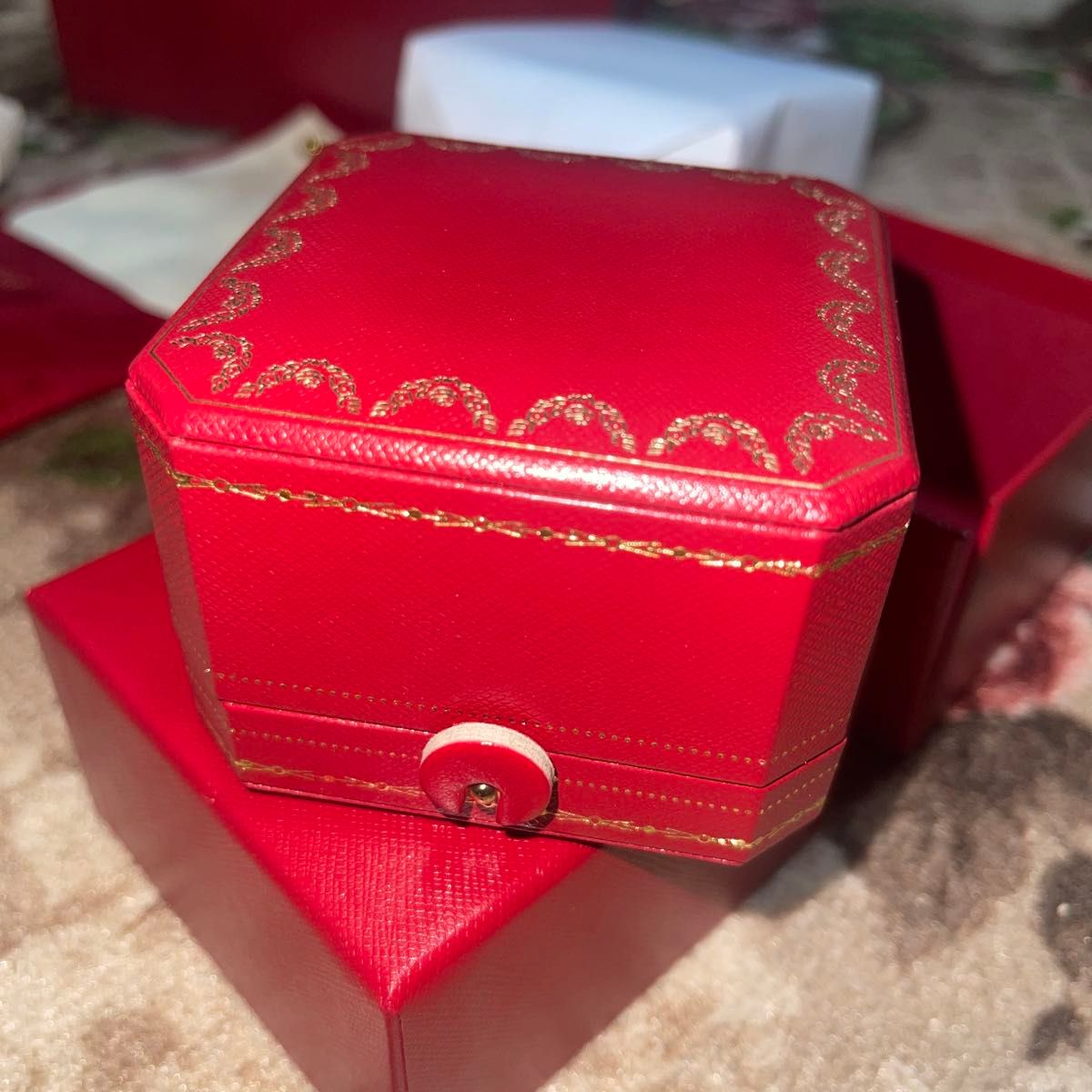 カルティエ ジュエリーケースセット プレゼント梱包 Cartier 箱 BOX 空