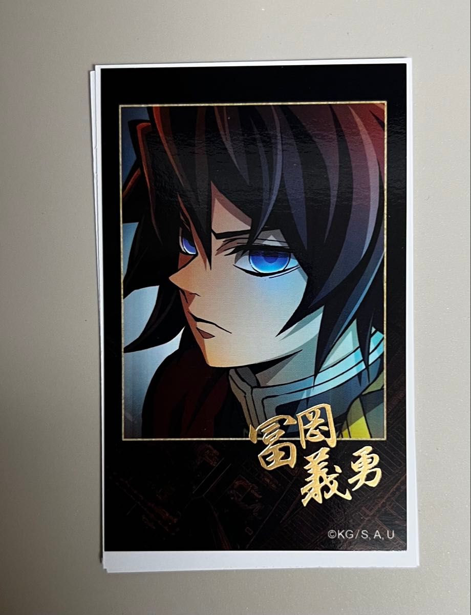 鬼滅の刃 無限城編 第一章 ティザービジュアルチェキ風ブロマイド 冨岡