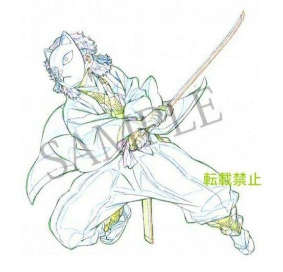 鬼滅の刃 ヒノカミ血風譚 錆兎 真菰 鱗滝左近次 複製原画｜Yahoo