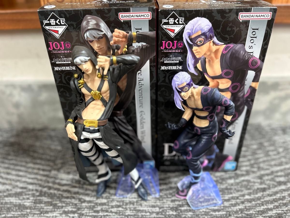 一番くじ ジョジョ 五部 暗殺チーム フィギュア 8体セット A賞B賞C賞D