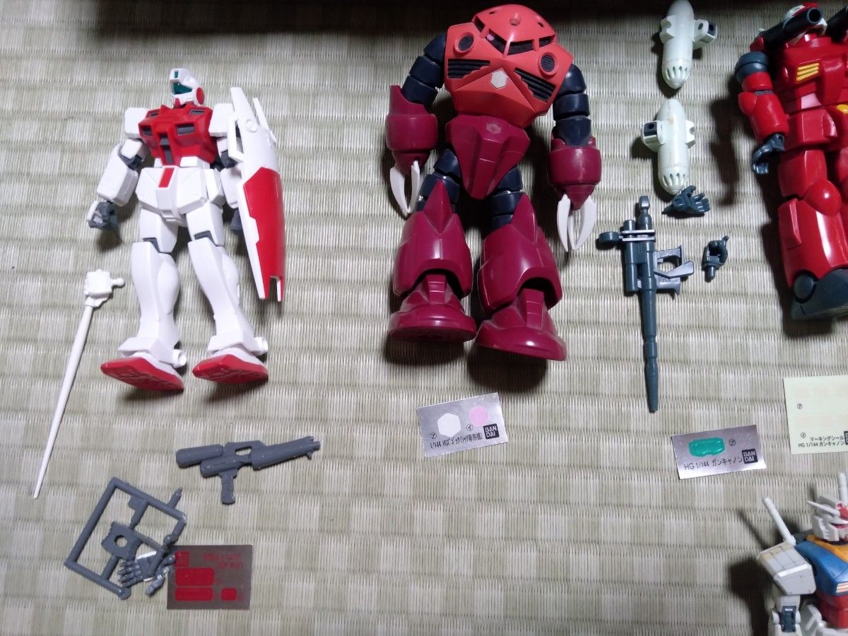 ガンプラ組立済7点セット箱説付 HG ZZガンダム/ガンダムG30th HGUC