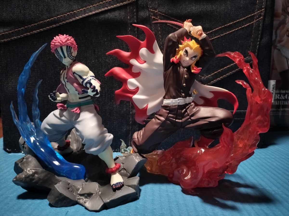 2個セットフィギュア 鬼滅の刃 煉獄杏寿郎 猗窩座 クロスリンク｜Yahoo