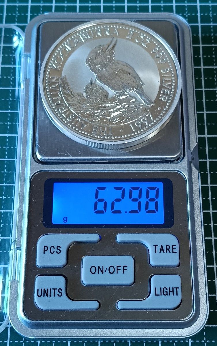 2オンス銀貨】オーストラリア 1997年 クッカバラ 2ドル銀貨 （ケース