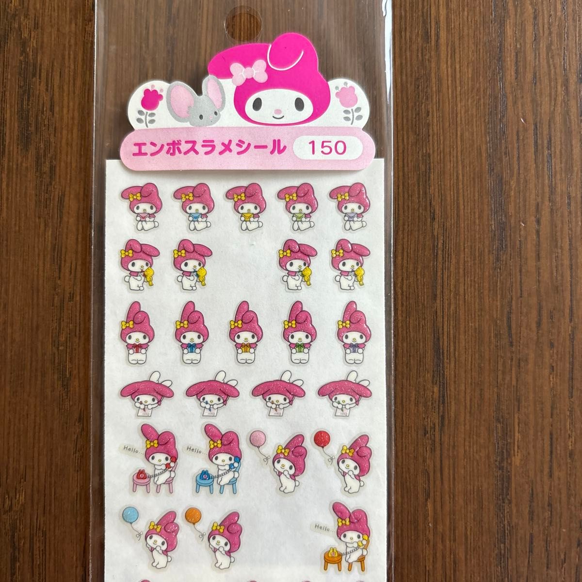 サンリオ マイメロディ ハローキティ シール 2点セット レトロ 平成