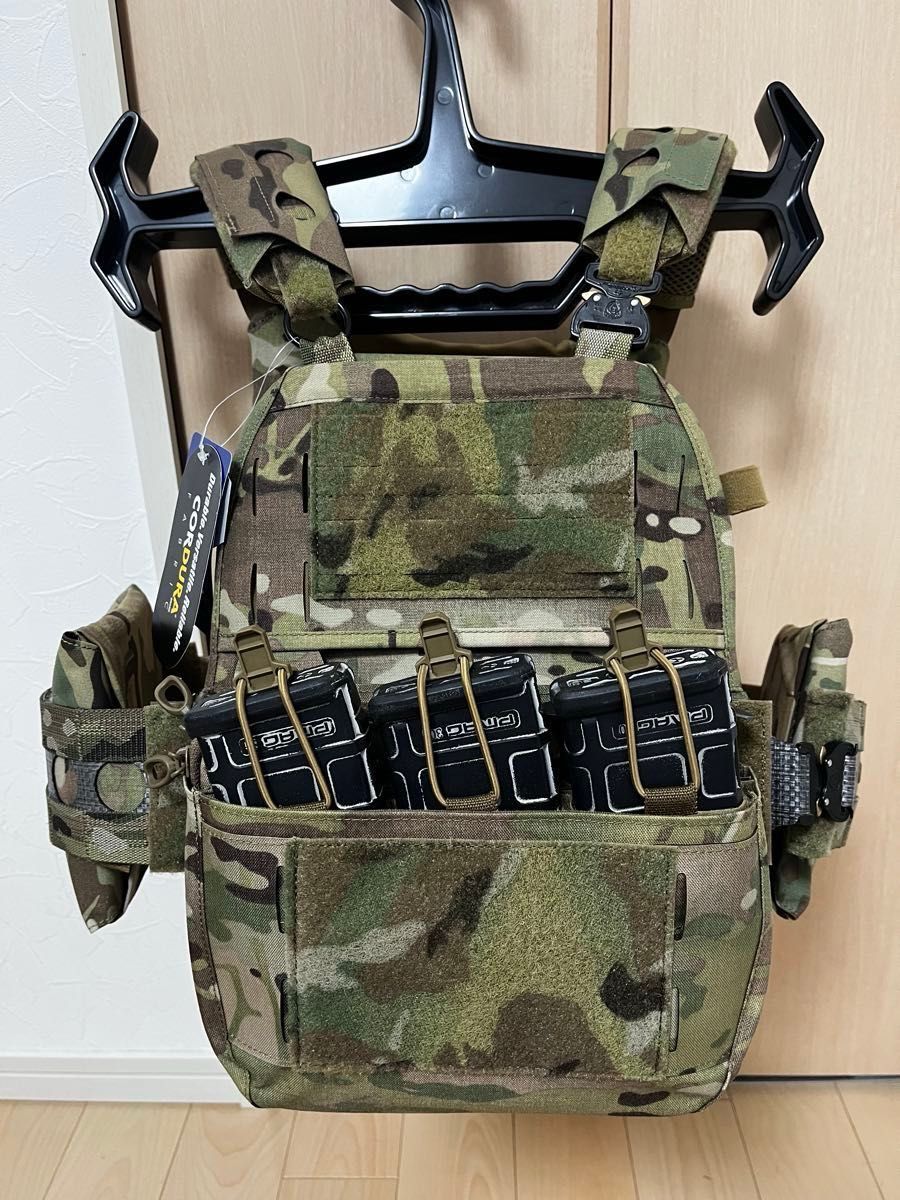 新品 FCPC V5 実物生地使用 バックパネル カンガルーポーチセット