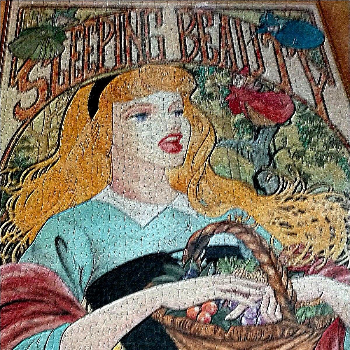 希少】廃盤 ディズニー ジグソーパズル 眠れる森の美女 額縁付