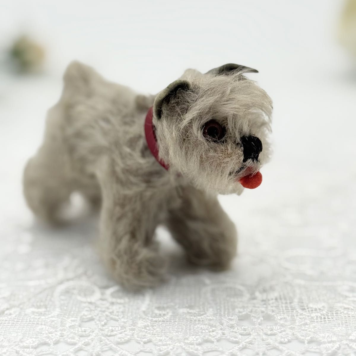 送料無料 シュタイフ Schnauzer Tessie 10cm シュナウザーのテッシー