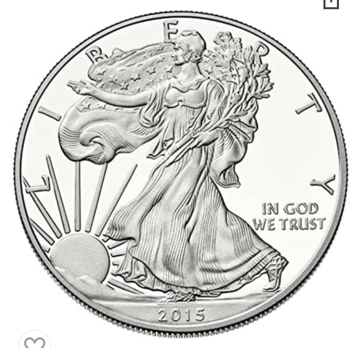 2015年アメリカイーグル銀貨/1オンス/ウオーキングリバティー｜Yahoo