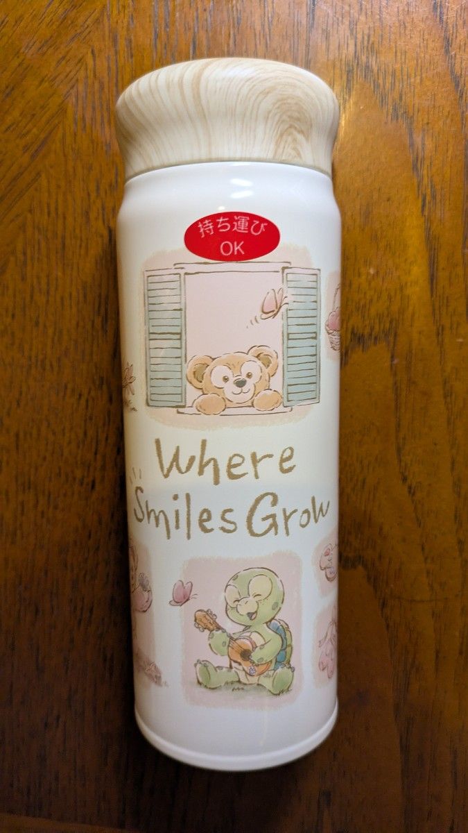 ダッフィー＆フレンズ ステンレスボトル ウェア・スマイルズ・グロウ