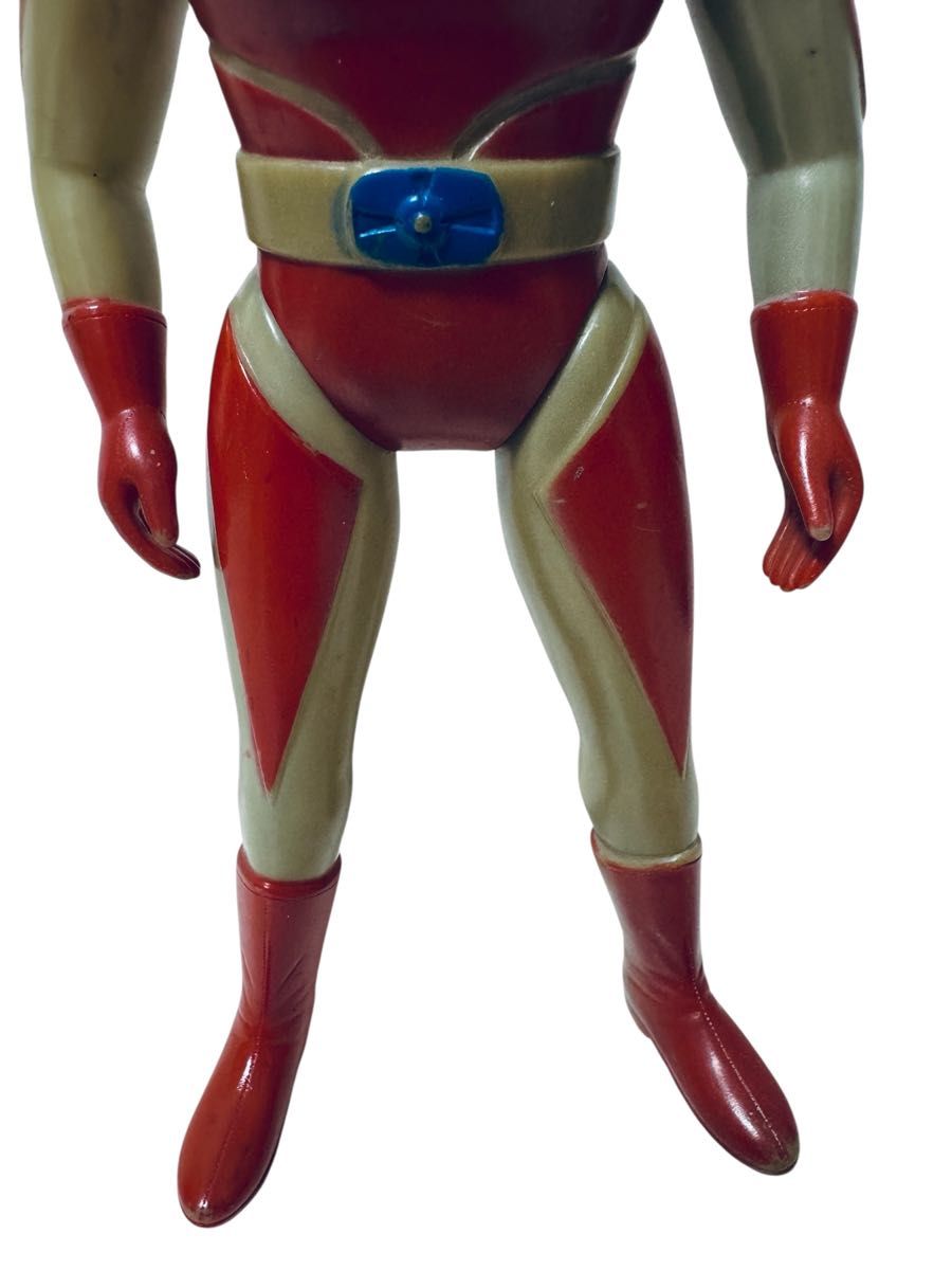 ブルマァク ウルトラの父 ソフビ 面取れ マスク取れ 人形 当時物