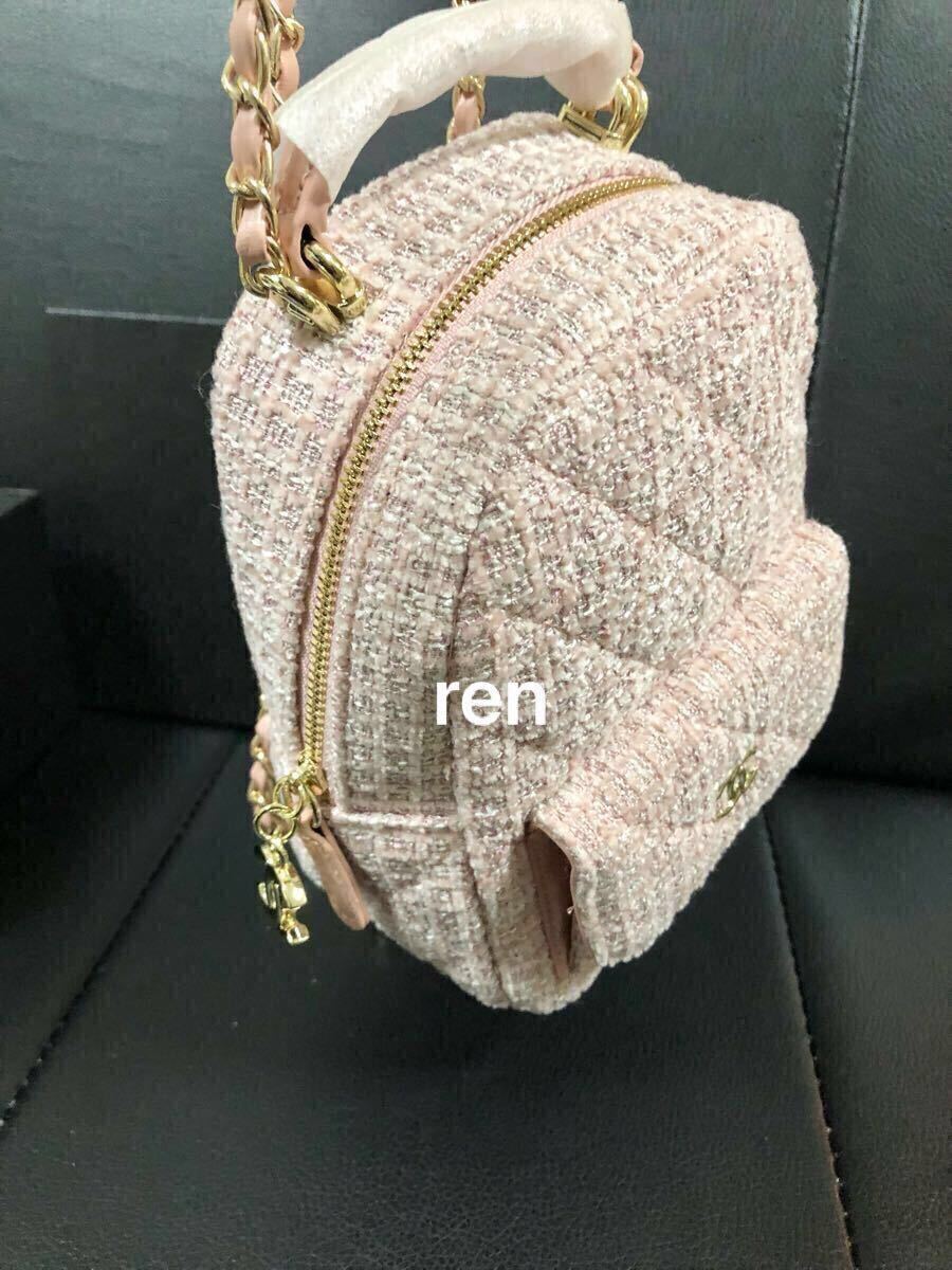 新品 CHANEL シャネル ノベルティ リュックサック ピンクホワイト