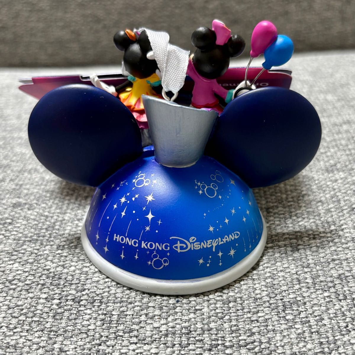 香港ディズニー 20周年 ミッキー ミニー オーナメント フィギュア