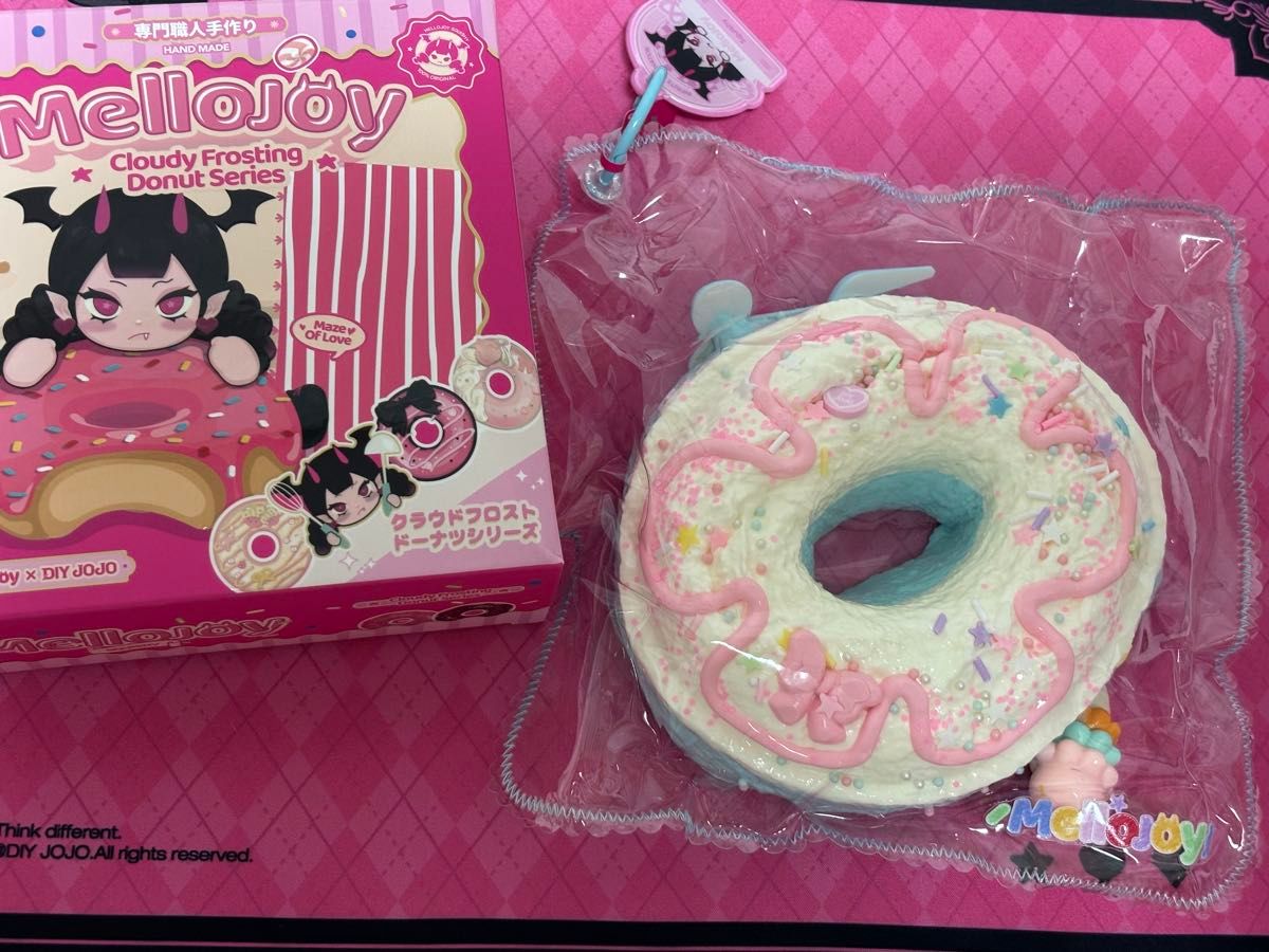 mellojoy とろんスクイーズ ふんわり空 ドーナツ クリーミークリーム