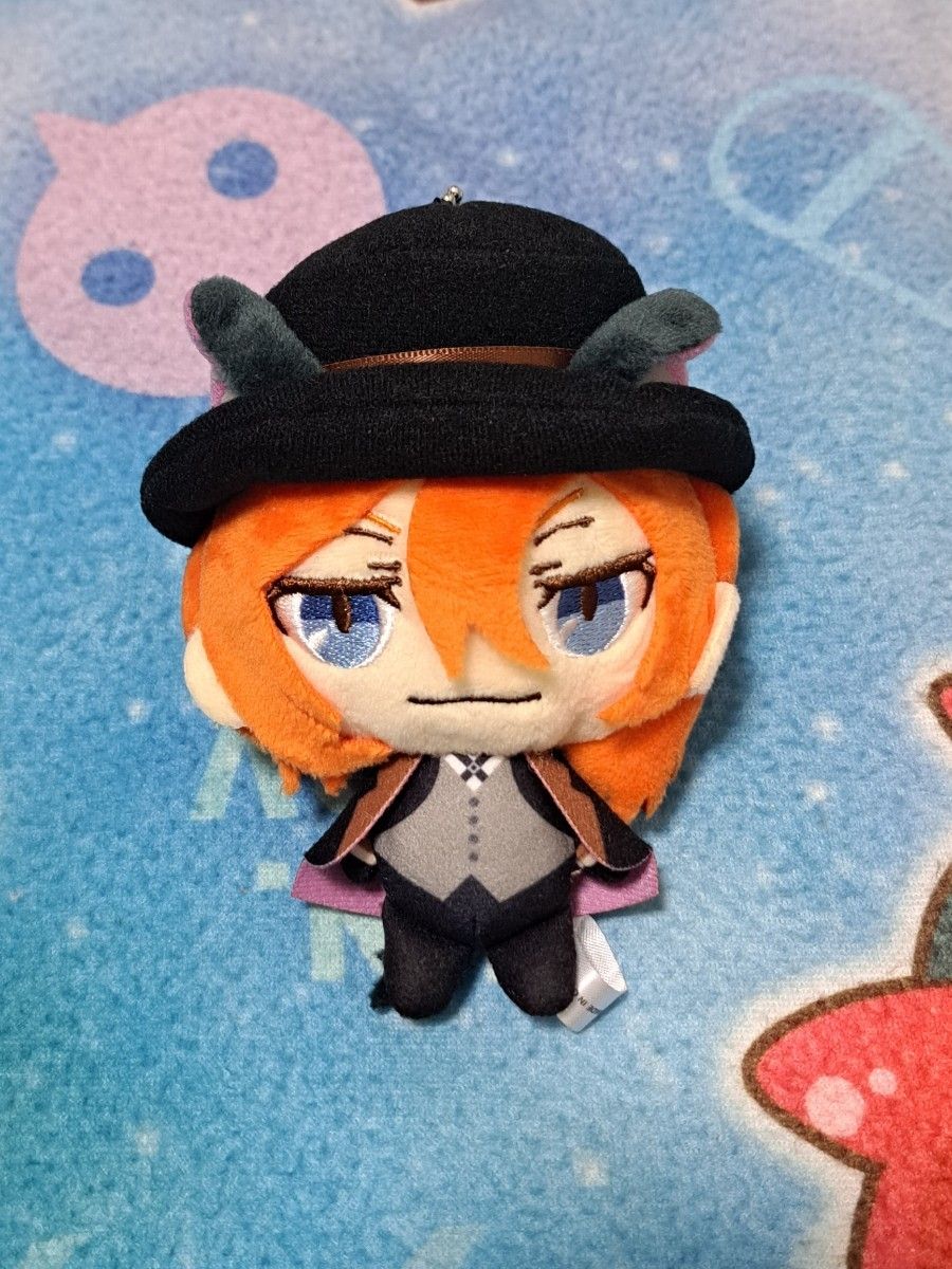 文豪ストレイドックス ナンジャタウン ねこぬいバッジ ぬいぐるみ 中原