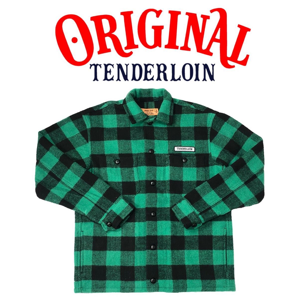 新品】 TENDERLOIN T-BUFFALO JACKET GREEN XL テンダーロイン