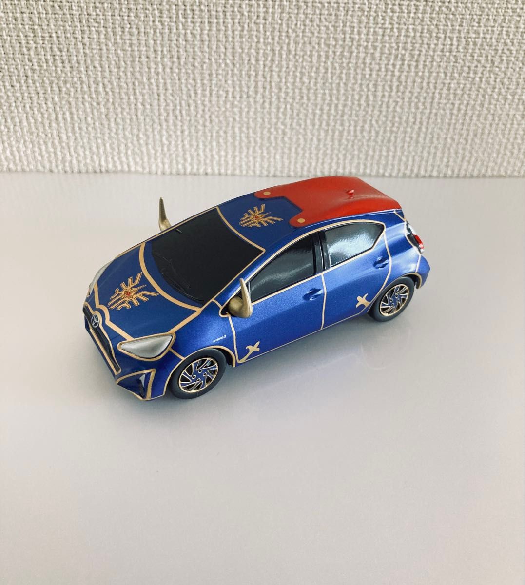 ミニカー AQUA × ロト装備 ミニカー(ブルー×レッド×カッパー
