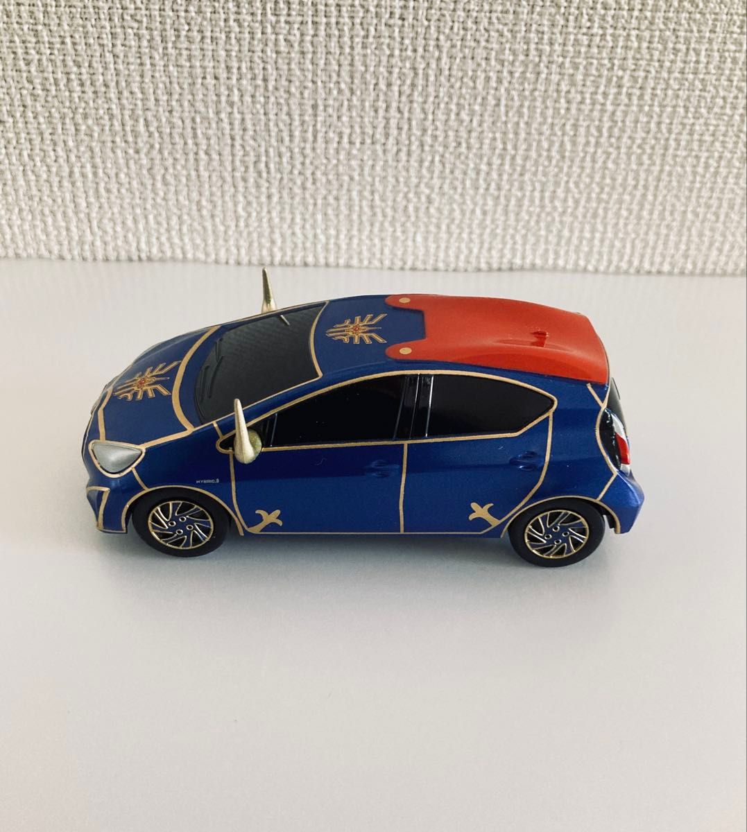 ミニカー AQUA × ロト装備 ミニカー(ブルー×レッド×カッパー