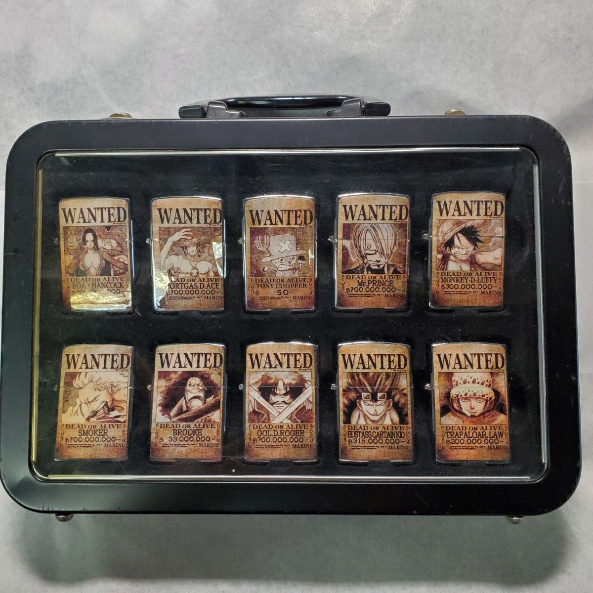 ワンピース ZIPPOライター風 オイルライター 10個セット 手配書