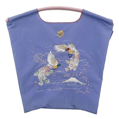 ボールアンドチェーン 染織いわもと エコバッグ 鳳凰 ラベンダー 新品