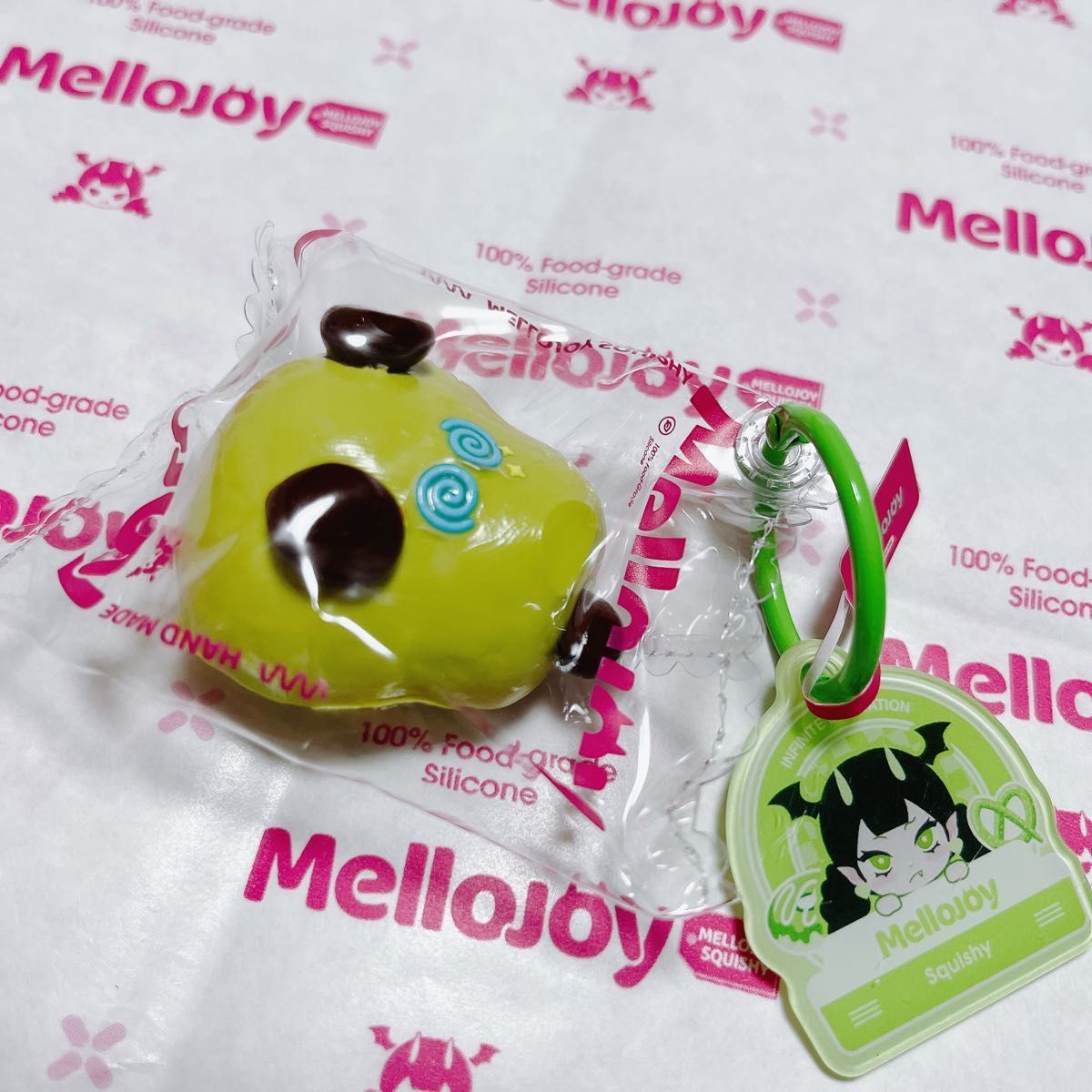 mellojoy メロジョイ スクイーズ ちびっこ シリーズ ミニ ぐるぐる 梨