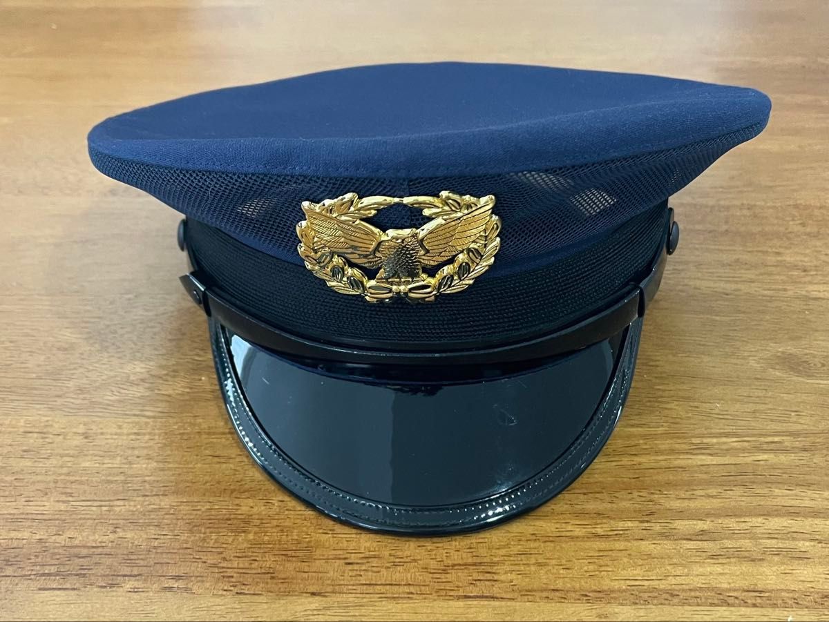 警備 制帽 タクシー バス 駅員 警察官 消防 自衛隊 レプリカ 57cm 紺色