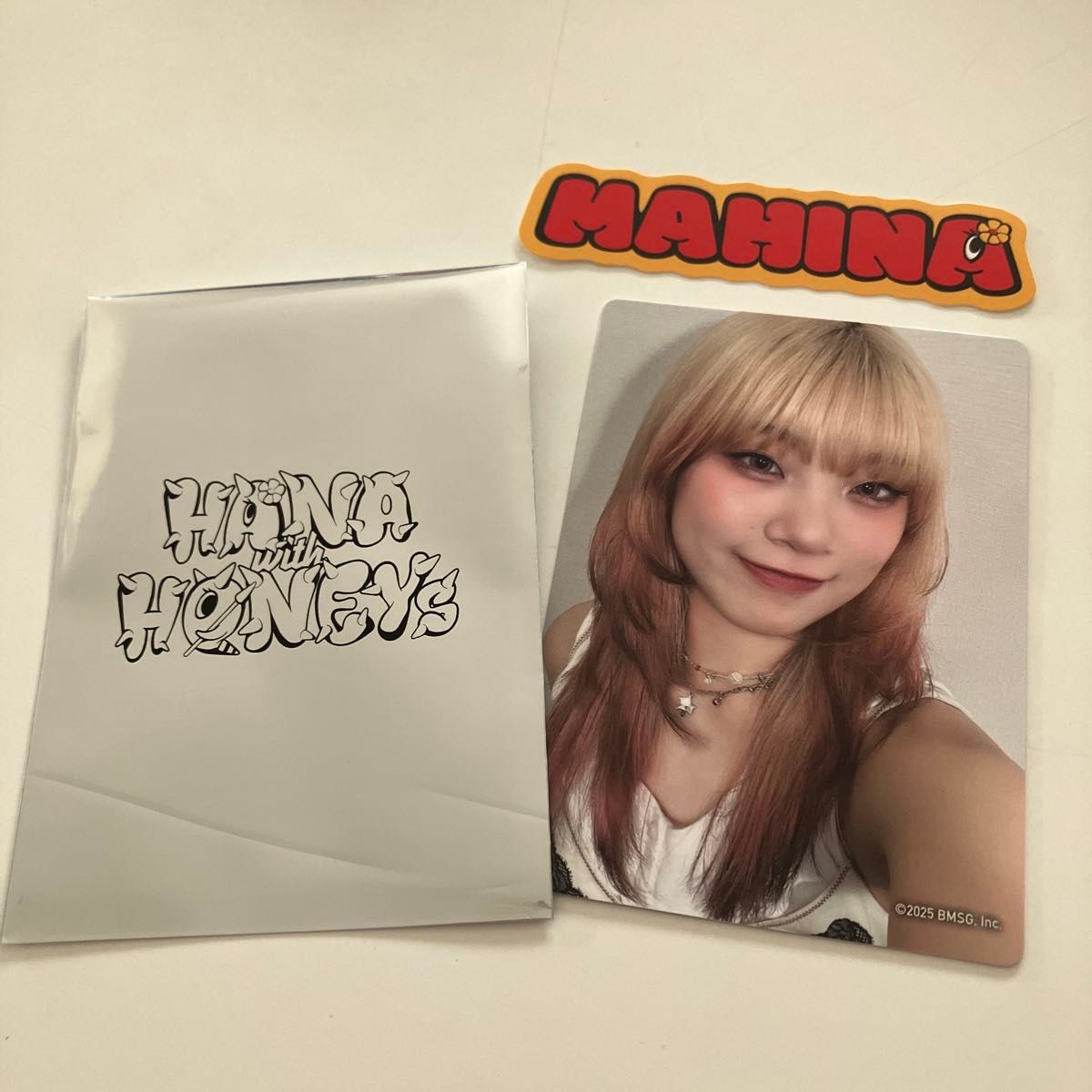 HANA ファンミ トレカ ランダムフォトカード ステッカーセット マヒナ