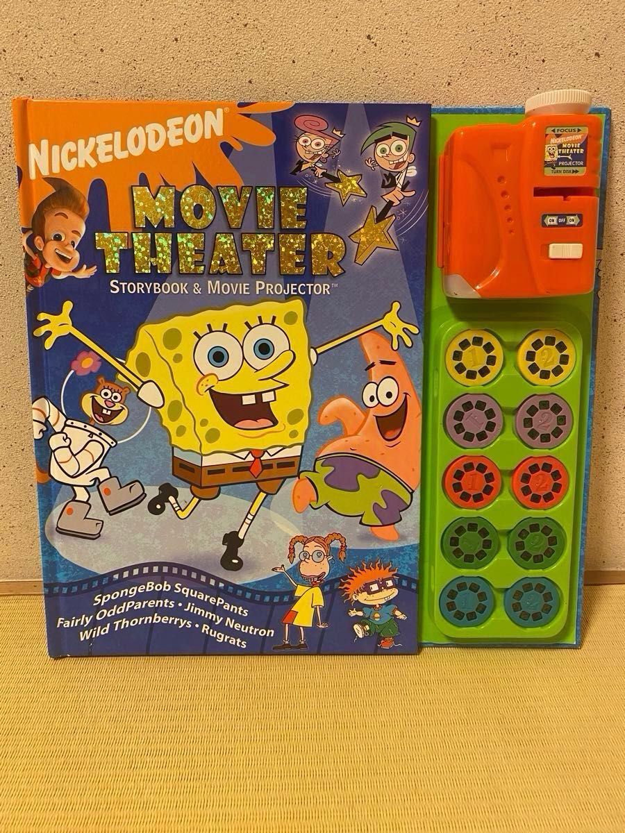 スポンジボブ 海外購入 絵本 スライド 英語 プロジェクター投影