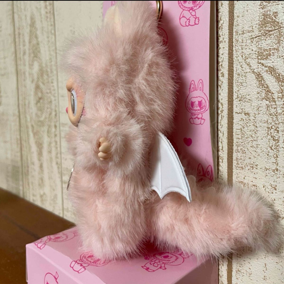 海外限定】Labubu ZIMOMO ラブブ ピンクAngel ぬいぐるみ ゆうパケット