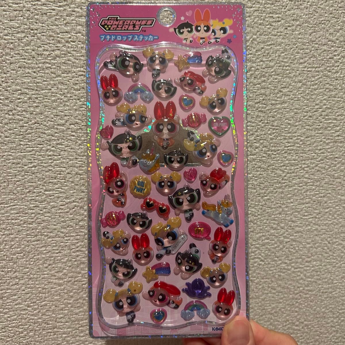 パワーパフガールズ プチドロップステッカー うるちゅるポップシール