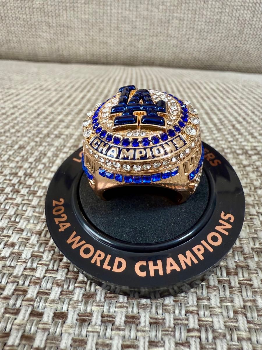 ドジャース 大谷翔平 チャンピオンリング レプリカ 8月6日 球場配布品