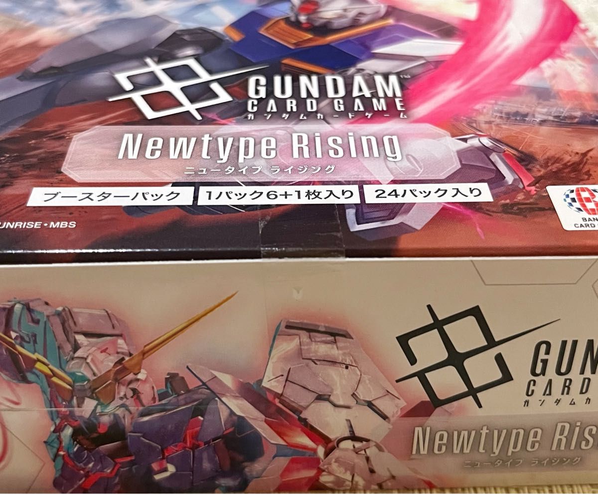 新品未開封テープ付 ガンダムカードゲーム ニュータイプライジング