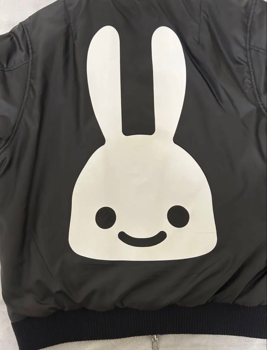 CUNE こいちゃん スカジャン M ブルー リバーシブル MA1 スカジャン