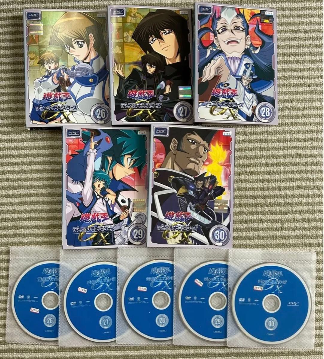 遊戯王デュエルモンスターズGX 全45巻セット 完結 DVD アニメ ケース